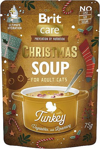 a8ab30c817021616a85b8b1986a7a7ac598d486c Brit Care Cat Christmas Turkey Soup 75 g – Obrázok 1
