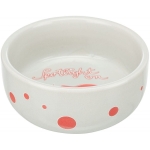 Bowl, Spotlight comic guinea pigs, ceramic, 250 ml/ø 11 cm