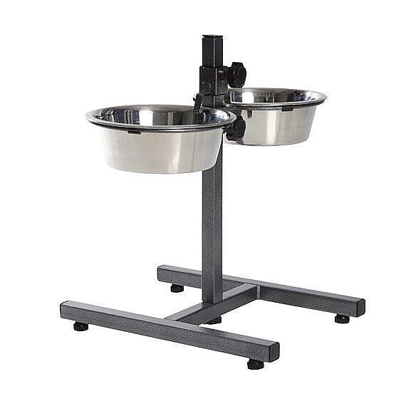 b066c95a3bec1199166ac79427812c816dec470a Dog bar, stainless steel/metal, 2 × 1.8 l/ø 21 cm – Obrázok 1