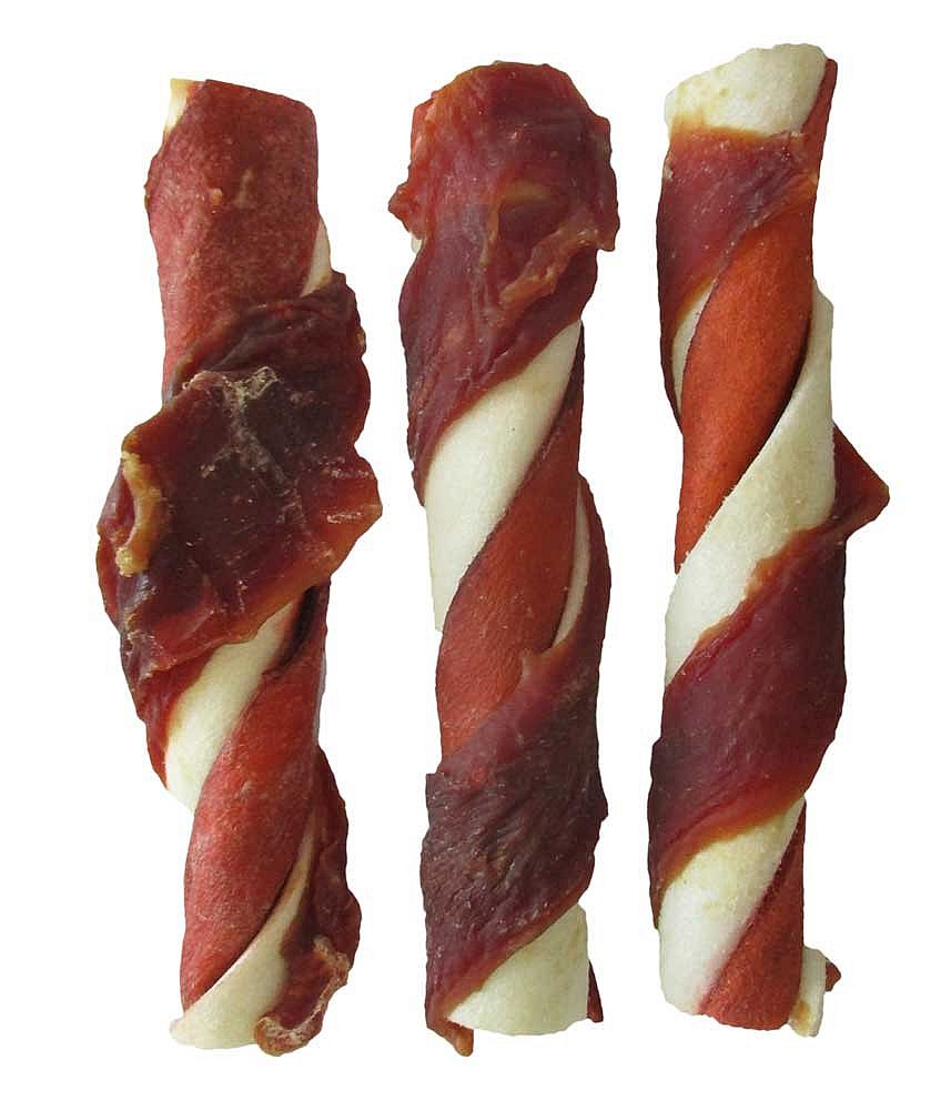 b0c3ab0be597eb2dbf60c16d641599cdee6ac3a2 Byvolie tyčinky s kačacím 12.5cm 30ks 1.2kg – Obrázok 1