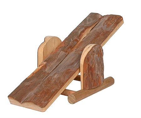 b723983085bfb74b6fc4a9fcb8ff9b48de37c74b Seesaw, hamsters, bark wood, 22 × 7 × 8 cm – Obrázok 1