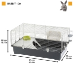 CAGE RABBIT 100 GREY