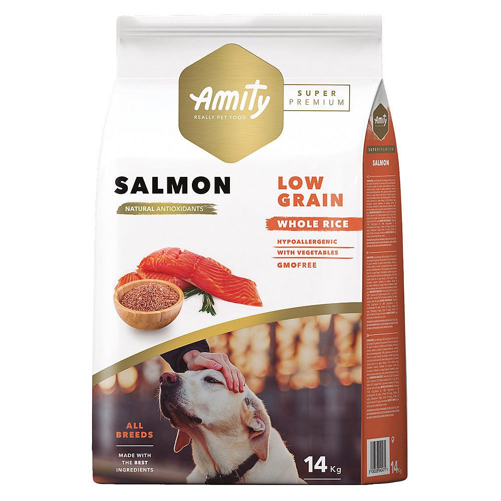c4cb310b1c4de7daf158b49700aa6595401a0838 Amity Super Premium LG Salmon 14kg – Obrázok 1
