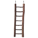 Ladder, bark wood, 7 rungs/30 cm
