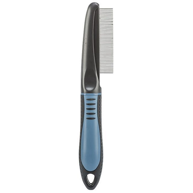 c95ed28c413fe44dee48161369f5c1d9af2cc559 Flea and dust comb, plastic/metal prongs, 21 cm – Obrázok 1