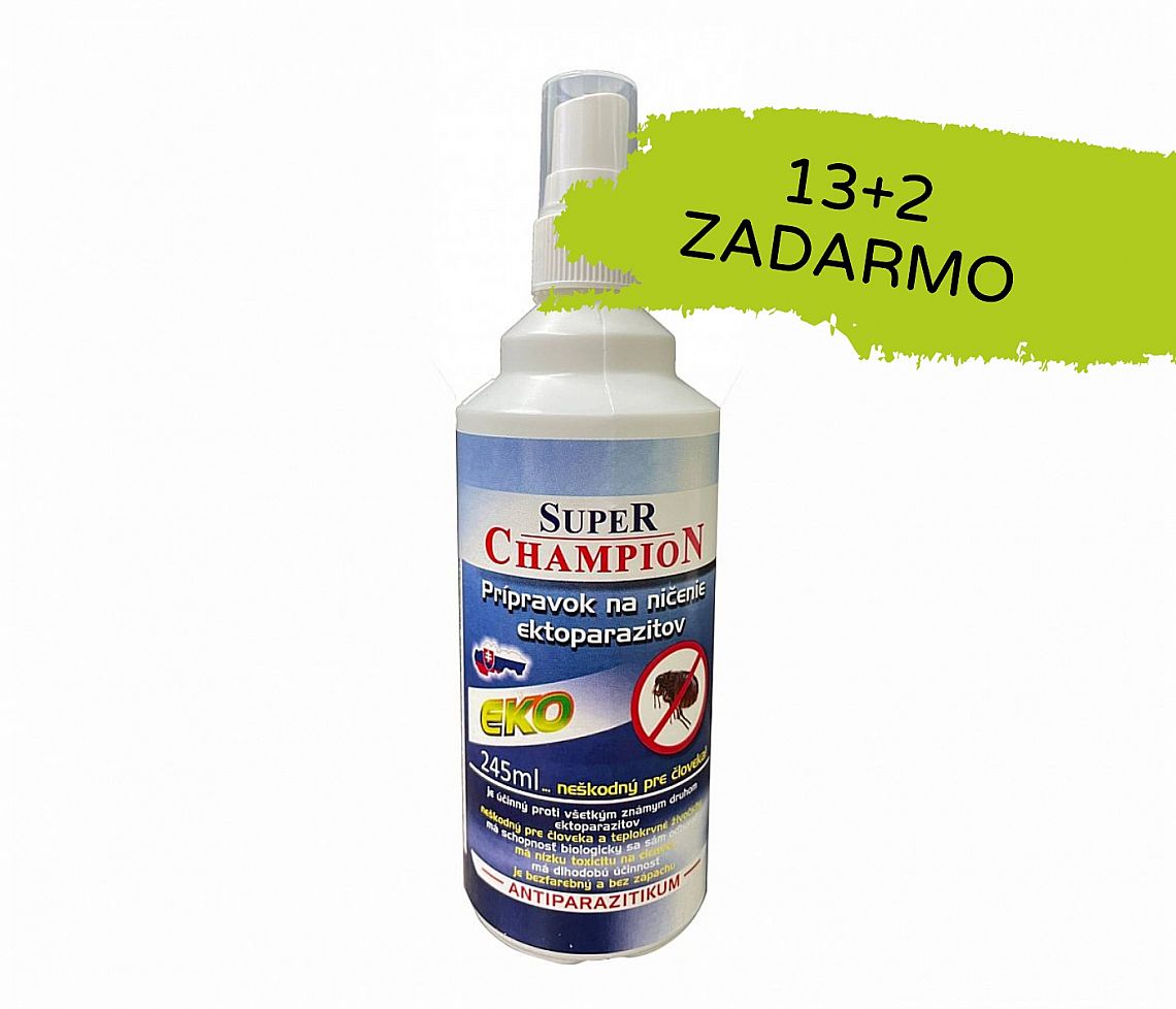 cfced52128e32326aa4ffe1cc1663d6b399ac079 SUPER CHAMPION 245 ml modrý rozprašovač – Obrázok 1