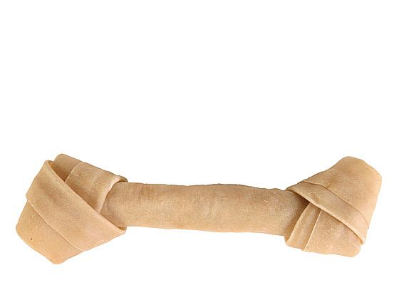 d0d494598b7d0405ee88c5b3d4344236ce248529 Chewing bone, knotted, 18 cm, 80g bulk – Obrázok 1