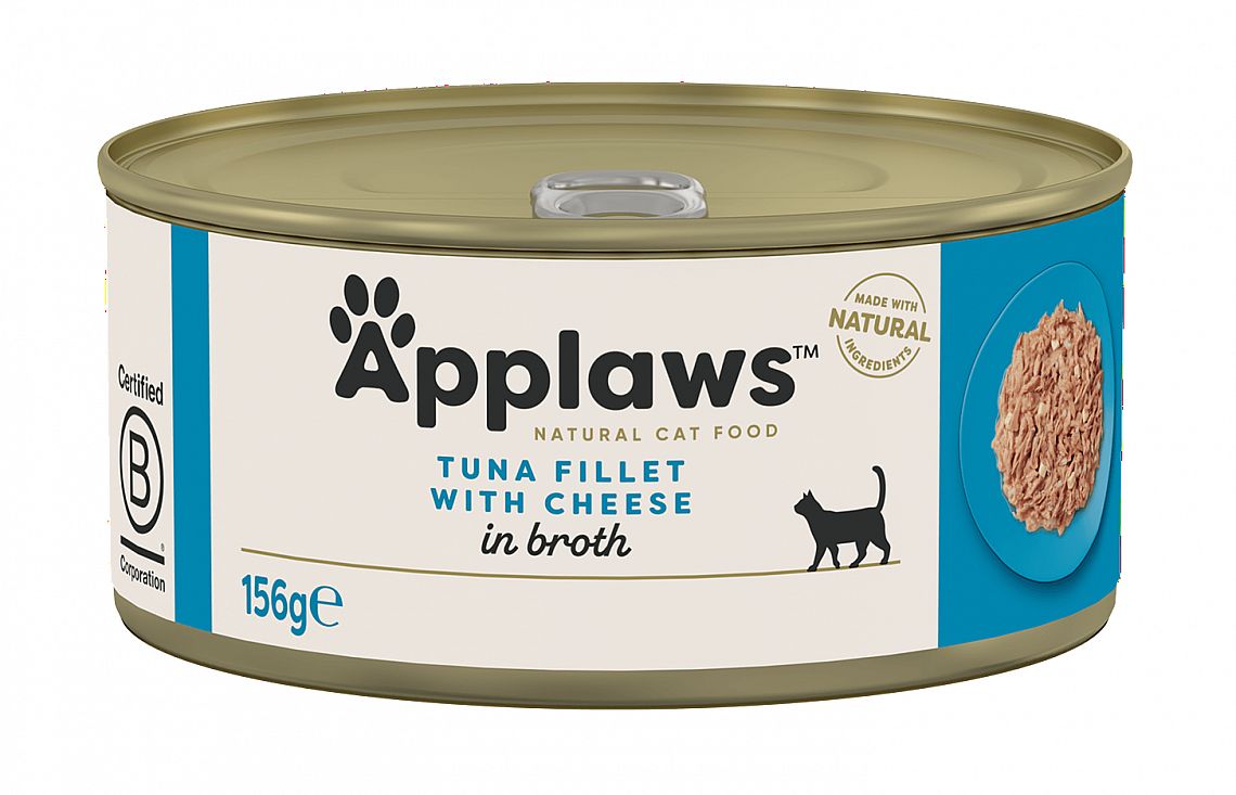 d211a24b4834257aa04e653b394b232e76d68aa5 Konzerva APPLAWS Cat Tuna Fillet with Cheese 70g in broth – Obrázok 1
