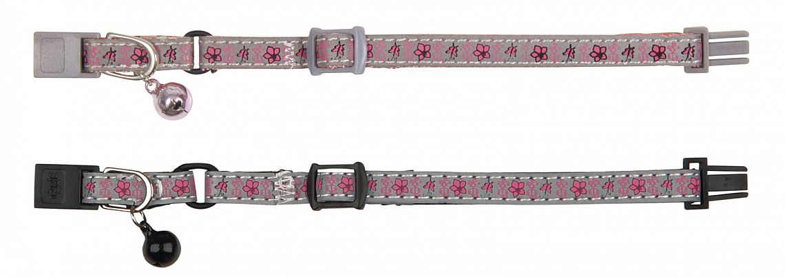 d47c895058d1fabc2bf116415a59b2ff9ab2a084 Junior Kitten collar, reflective, flowers – Obrázok 1