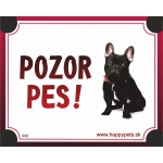 Tabulka POZOR PES  - buldocek