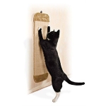 Scratching board XL, sisal rug/plush, catnip, 18 × 78 cm, natural/beige