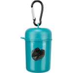 Poop bag dispenser, plastic, 2 rolls of 20 bags