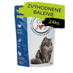 Cat Joy salmon 24x85g kapsička