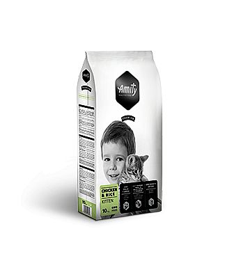 e88bfbcdae1934b1db4e44296bbeb7ea445eff05 Amity CATS Premium KITTEN Chicken and Rice 1,5kg – Obrázok 1
