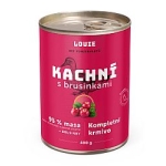 Konzerva LOUIE kačacie s brusnicami 400g pre psov