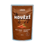 Kapsička LOUIE hovädzie s mrkvou 150g pre psov