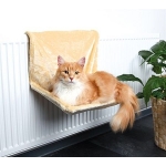 Radiator bed, plush, 48 × 26 × 30 cm, beige