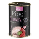 PIPER konzerva pre psov s morkou a brokolicou 400g