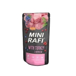 RAFI Mini Grain Free kapsička pre malé psy s morčacím mäsom 150 g