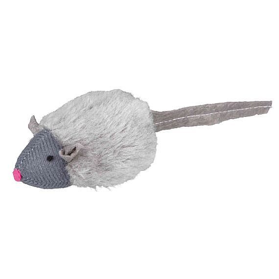 f1c218a6051f72a4340608cd216a3a29bdfa8c4c Mouse with microchip, plush, catnip, 6 cm – Obrázok 1