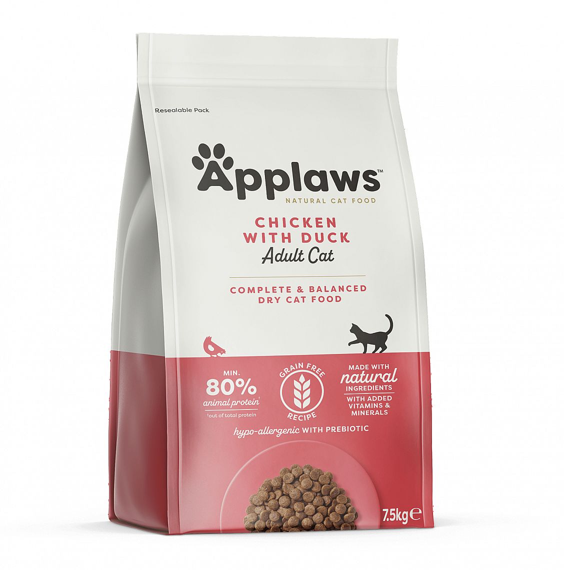 f5d633c3f9de16ec5ad4f236594efeb68598614b APPLAWS Cat Chicken with Duck 7,5kg – Obrázok 1