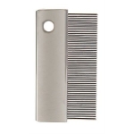 Flea and dust comb, metal, 6 cm