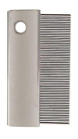 fe5ed378fdabcead9c9ba2dadbbc7f24816ac54c Flea and dust comb, metal, 6 cm – Obrázok 1