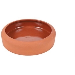 Bowl with rounded rim, ceramic, 500 ml/ø 17 cm, terracotta