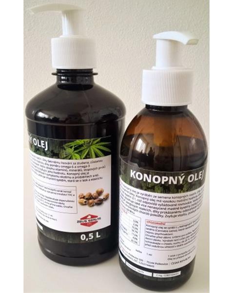 obc019982-1605710075 Olej konopný ZEUS 500 ml – Obrázok 1