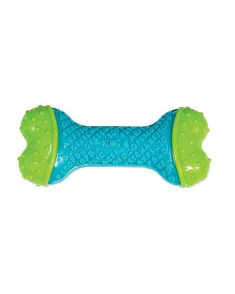 obc022527-1660737564 Hračka Kong Dog Corestrength Kosť, zeleno-modrá, guma, M/L – Obrázok 1