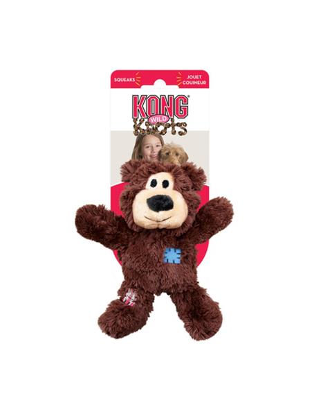 obc022533-1659528433 Hračka Kong Dog Wild Knots Preťahovadlo Medvedík s pískatkom, polyester, M/L – Obrázok 1